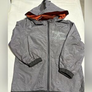 Carter's Gray Dinosaur Raincoat